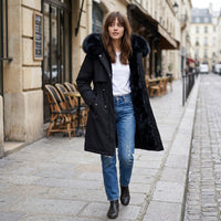 Manteau d'hiver imperméable et isolant