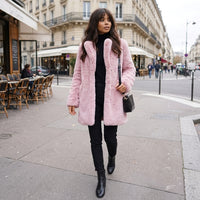 Manteau d'hiver Elina effet mouton