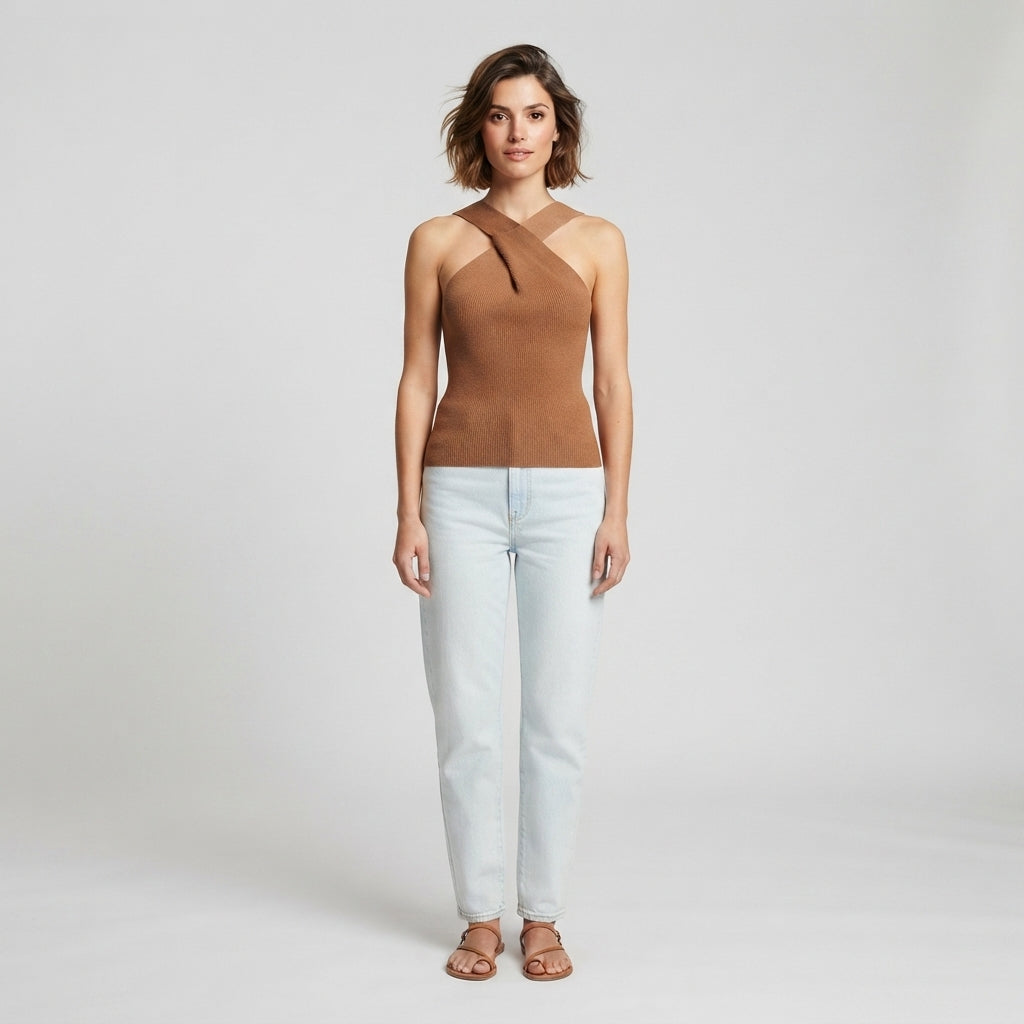 Haut dos nu élégant pour femme