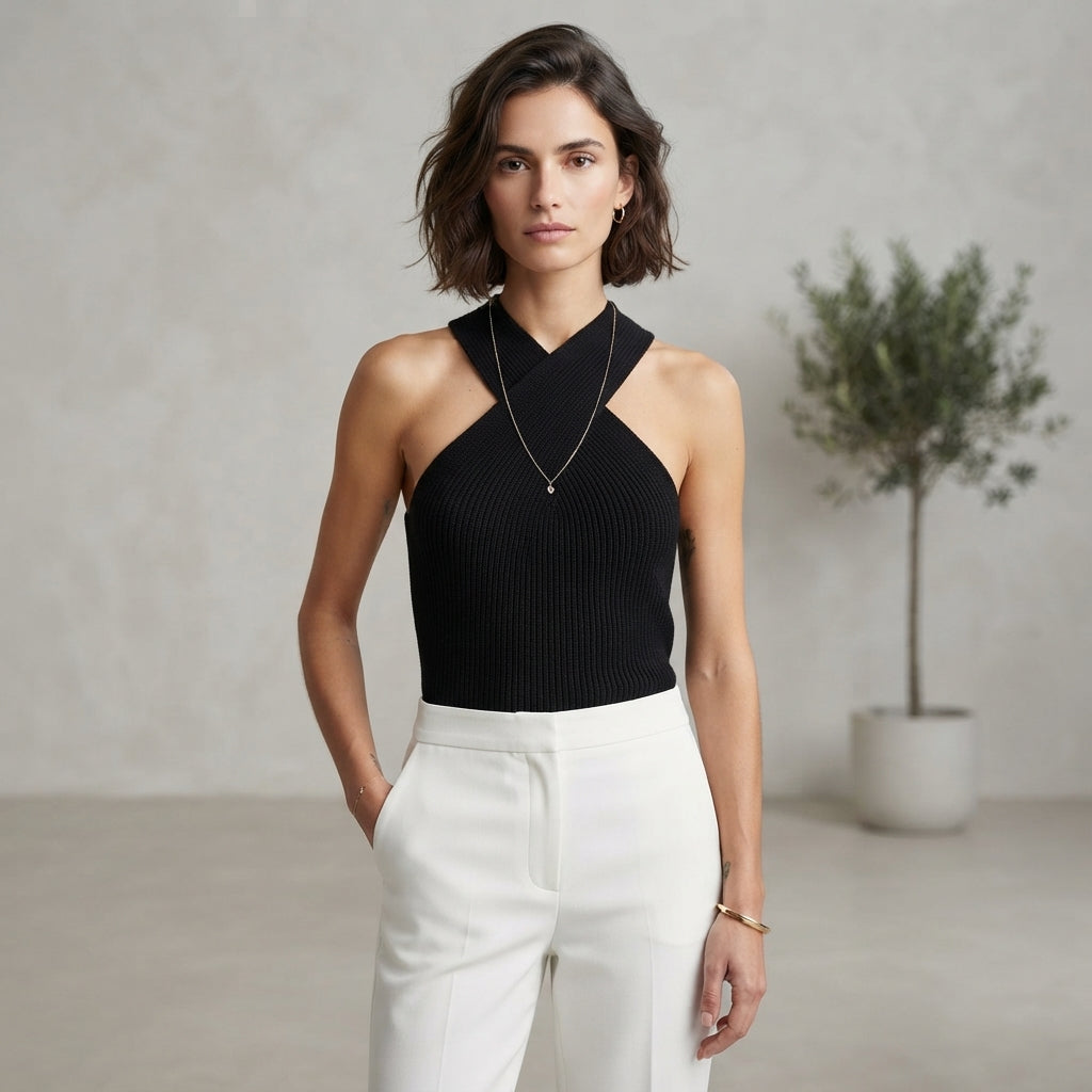 Haut dos nu élégant pour femme