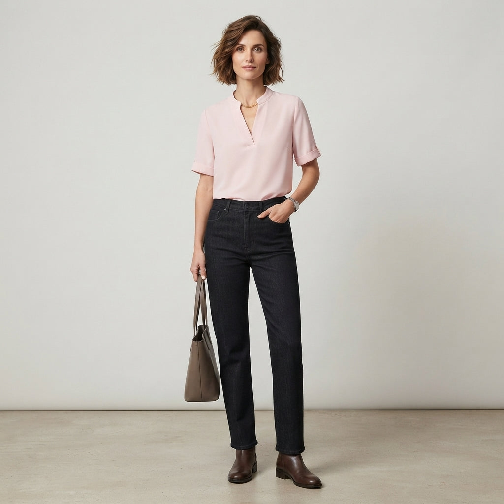 Blouse à col raffiné Frances