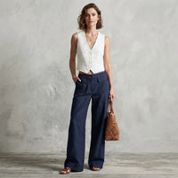 Pantalon ample à jambes larges
