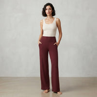 Pantalon droit coupe décontractée