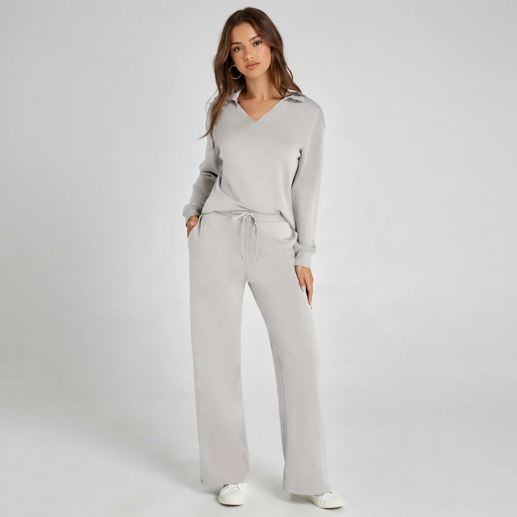 Ensemble Naya zippé à pantalon large