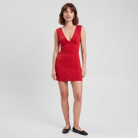 Mini-robe froncée Leia