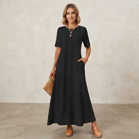 Robe longue décontractée Julie avec poches