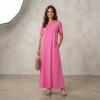 Robe longue décontractée Julie avec poches