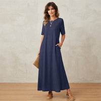 Robe longue décontractée Julie avec poches