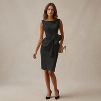 Robe midi Dannell à nœud