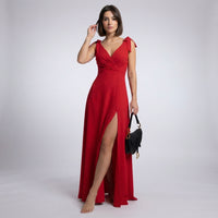 Robe longue habillée et fluide
