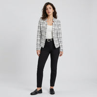 Blazer en maille à motif à carreaux Montarello