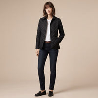 Veste élégante à revers rembourrés