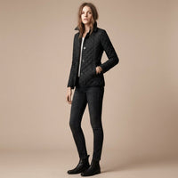 Veste élégante à revers rembourrés