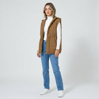 Gilet matelassé à capuche Sabine