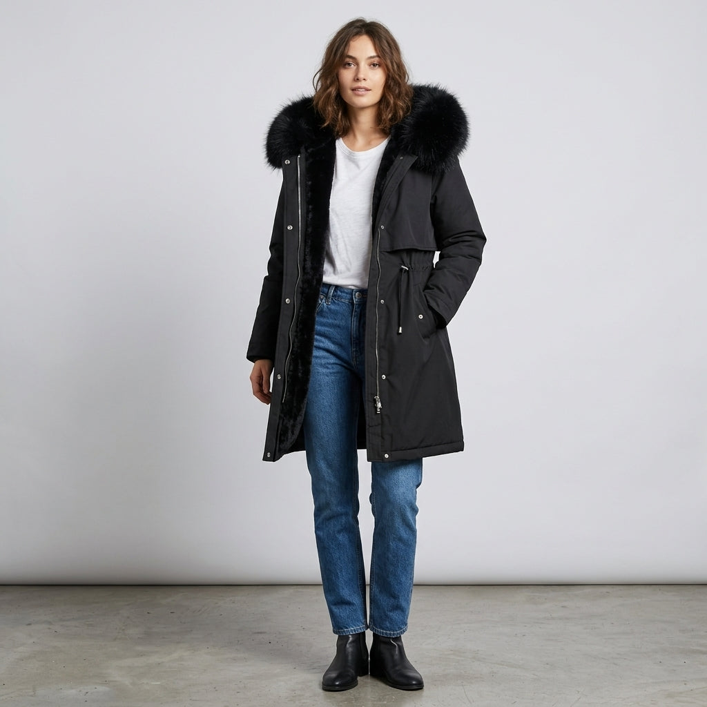 Manteau d'hiver imperméable et isolant