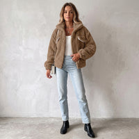 Veste en peluche douce Elina