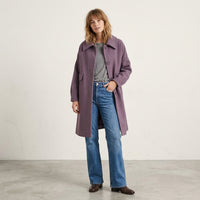 Veste en laine à simple boutonnage