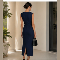 Robe midi cintrée à fleurs