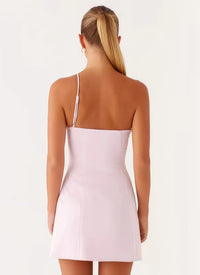 Pink 3D short dress