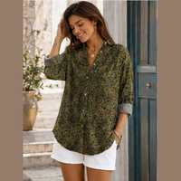Blouse d'été légère à fleurs