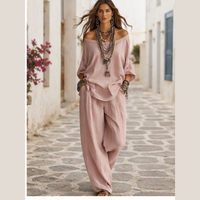 Ensemble blouse et palazzo bohème