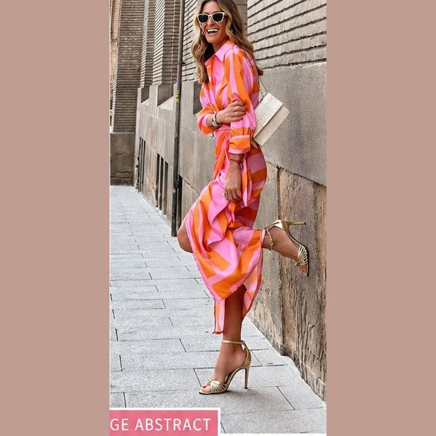 Robe midi d'été chic