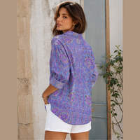 Blouse d'été légère à fleurs