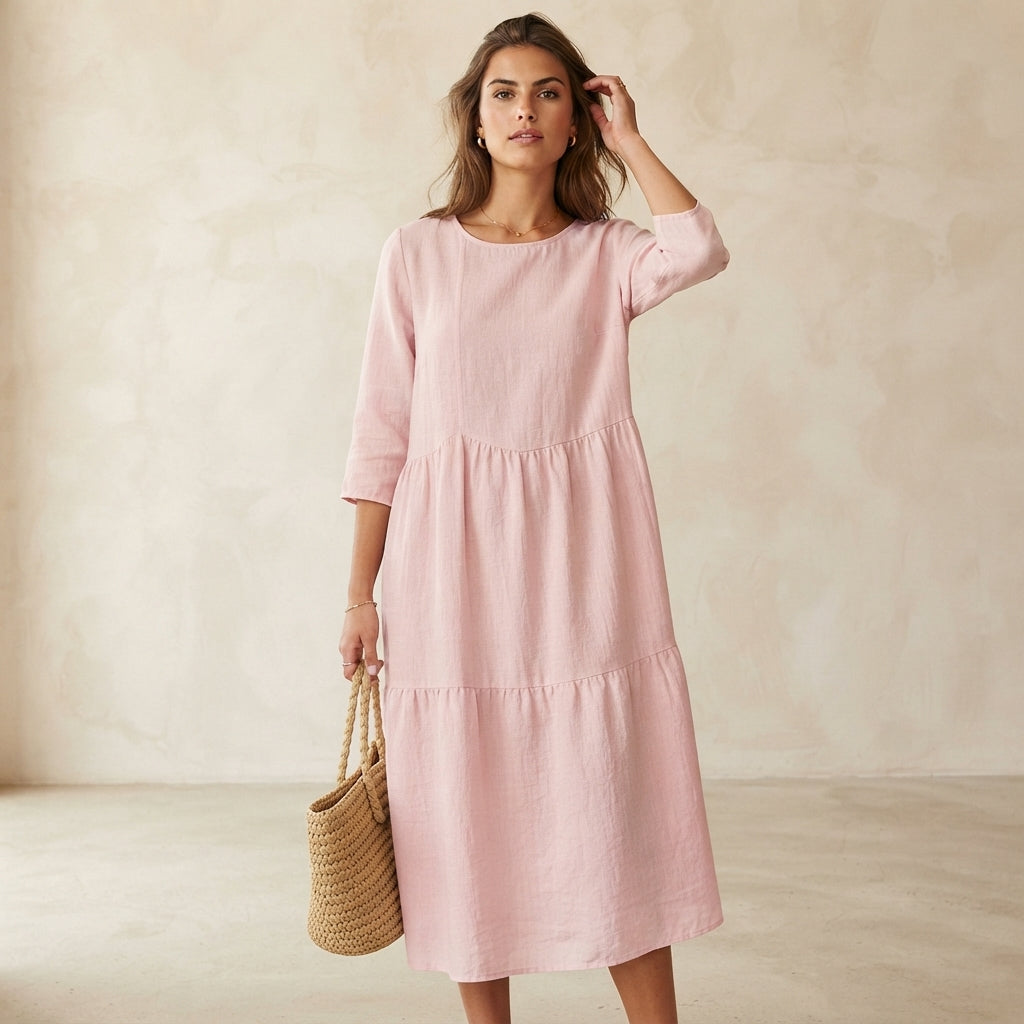 Robe maxi d'été fluide et décontractée