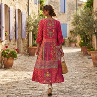 Robe maxi d'été fluide et décontractée