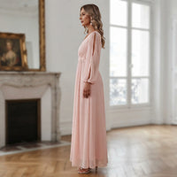 Robe de soirée Zoé à col en V