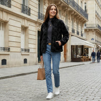Veste zippée texturée Grimila
