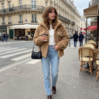 Veste en peluche douce Elina