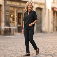 Blouse à col raffiné Frances