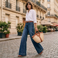 Jean évasé taille haute Montarello
