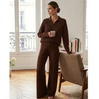 Ensemble polo en maille oversize