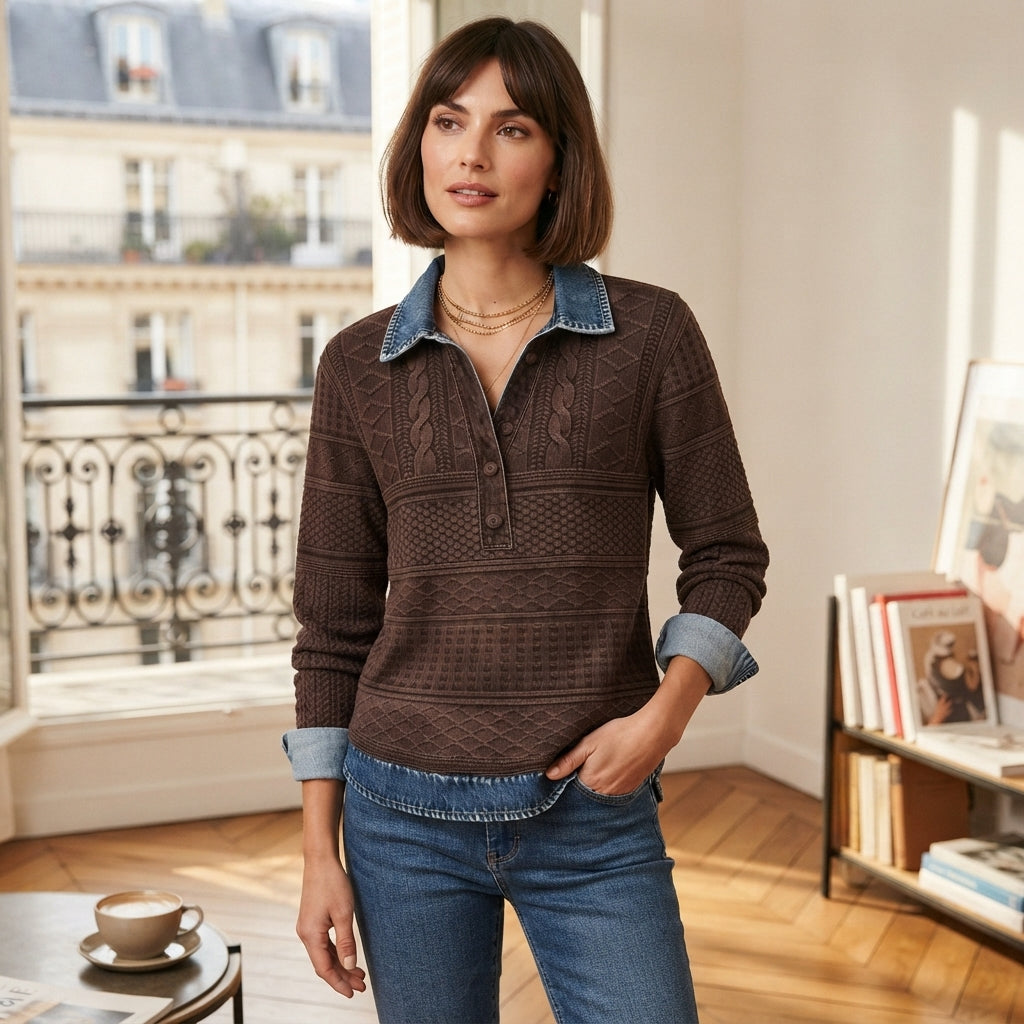 Chemise Moreau Lyon effet denim