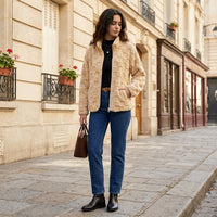 Veste zippée texturée Grimila