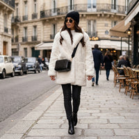 Manteau d'hiver Elina effet mouton
