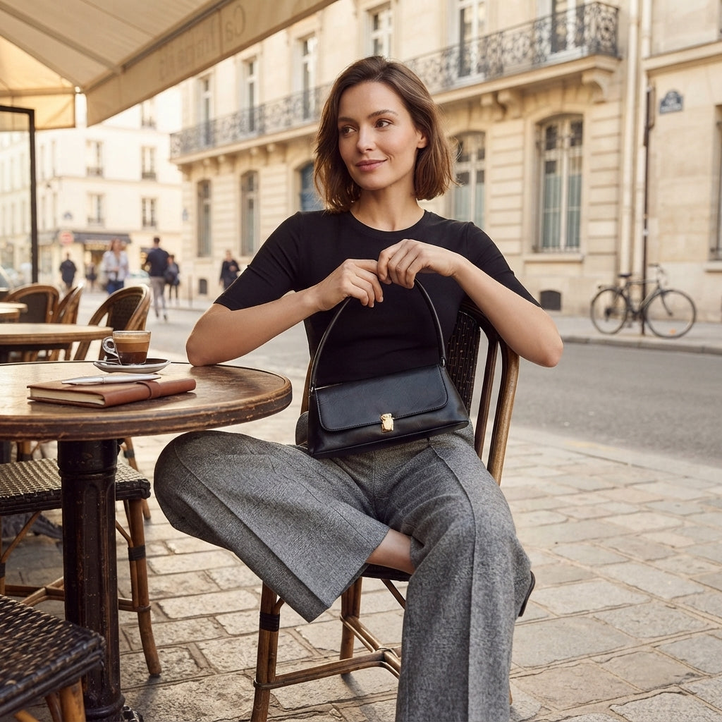 Pantalon de costume taille haute