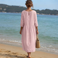 Robe maxi d'été fluide et décontractée