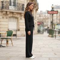 Ensemble Naya zippé à pantalon large