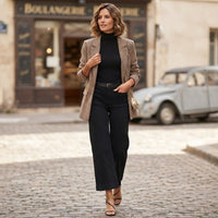 Jean large raccourci en denim