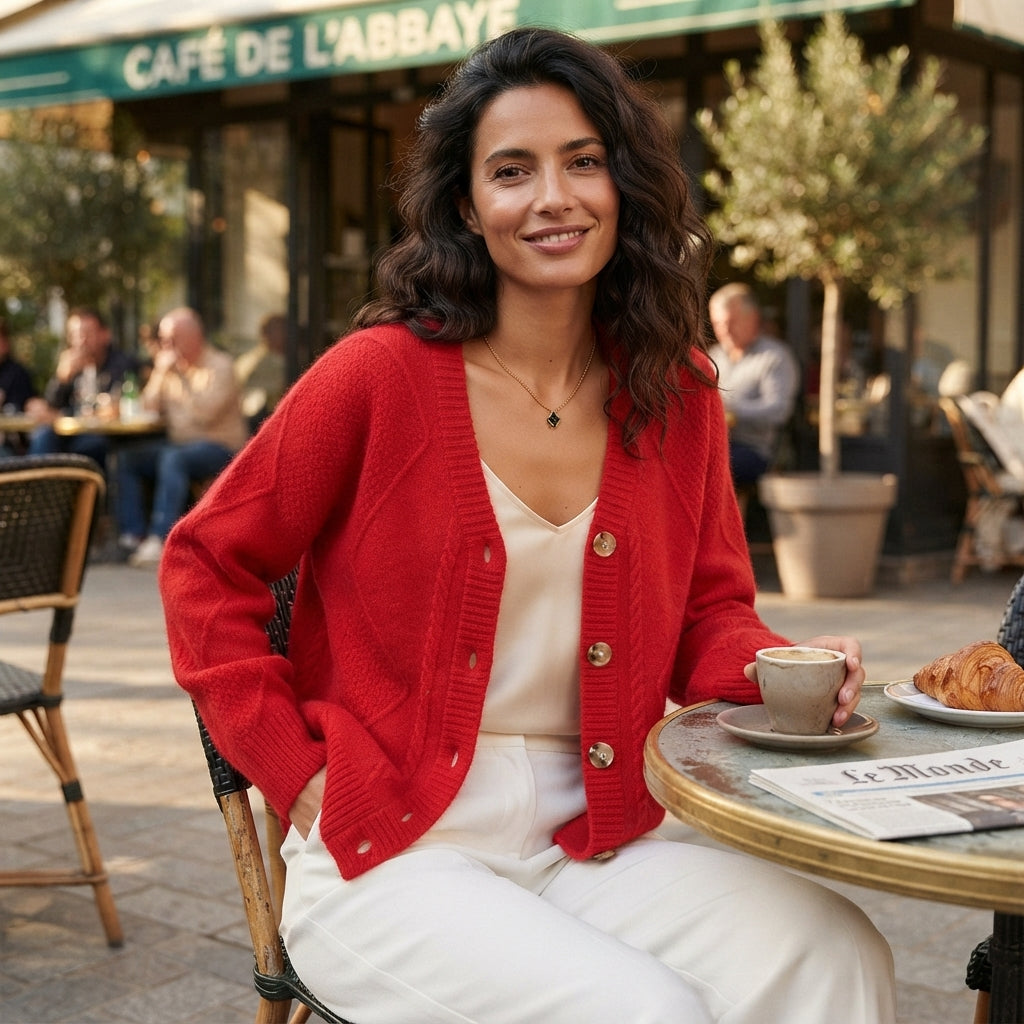 Gilet Lena en pur cachemire