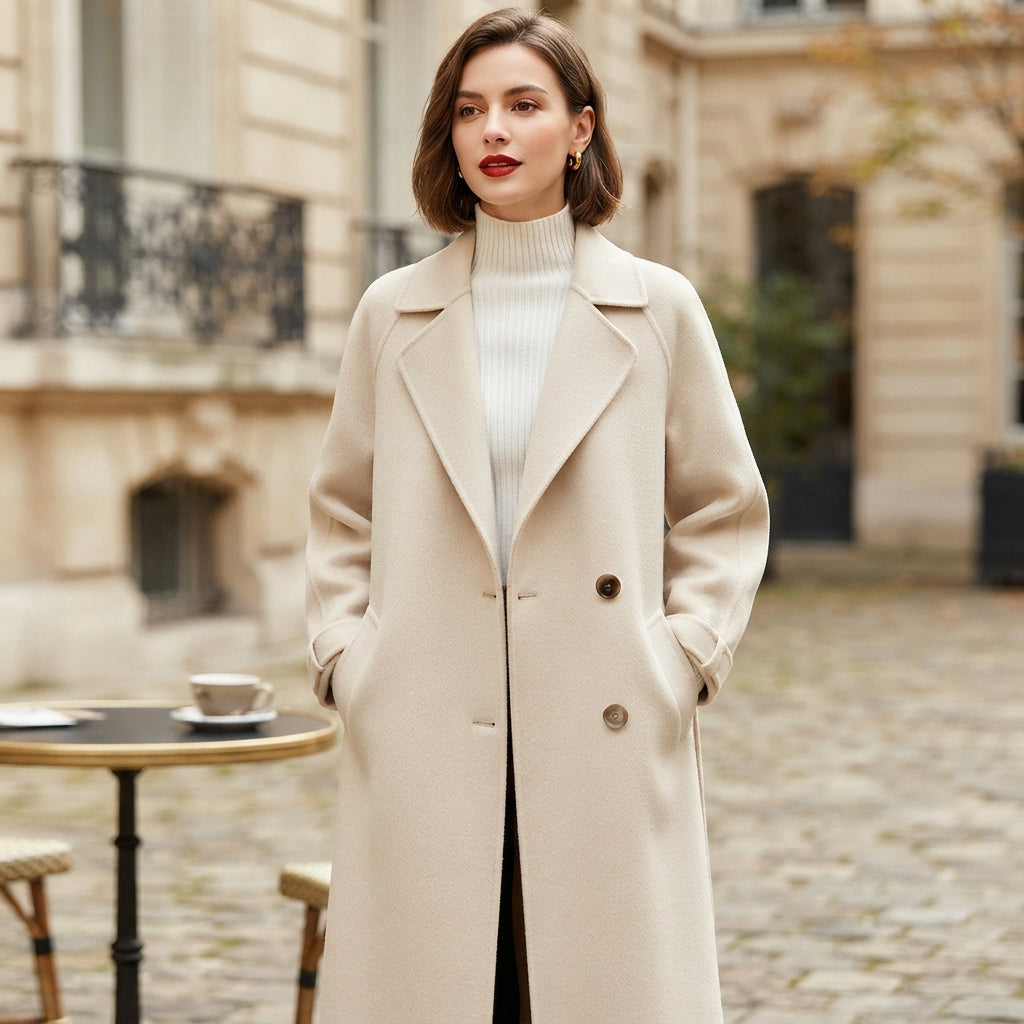 Manteau en laine élégant Laura