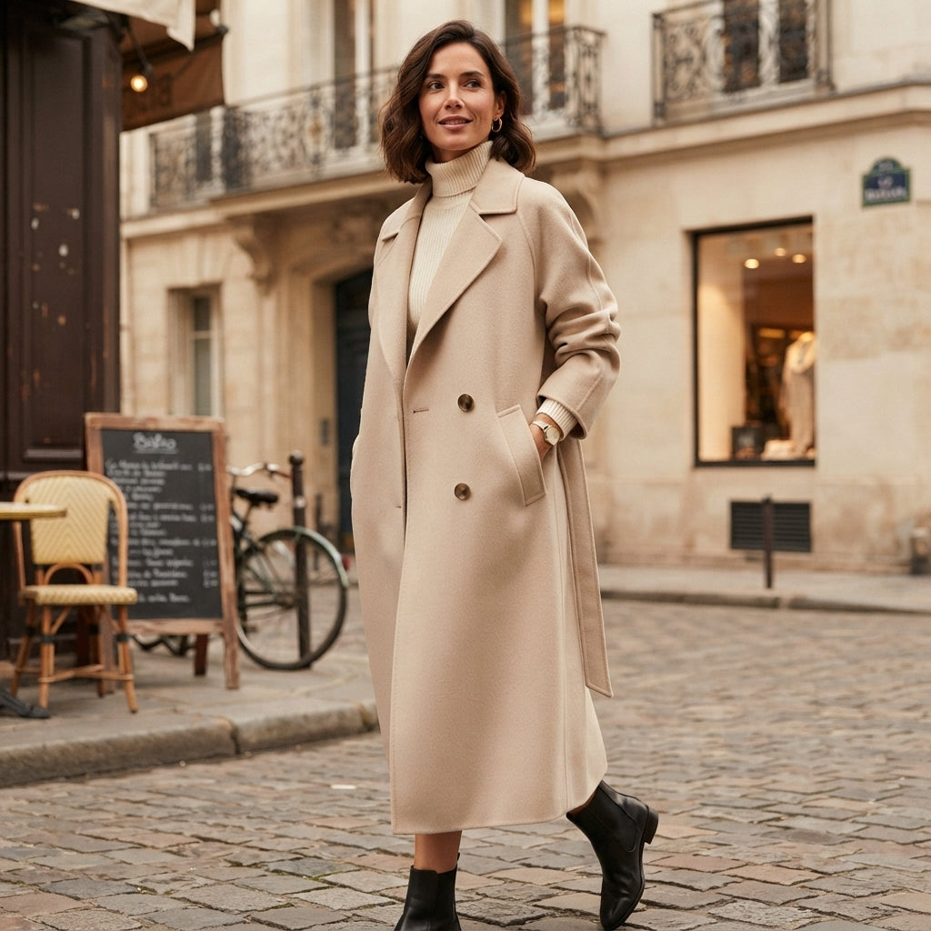 Manteau en laine élégant Laura