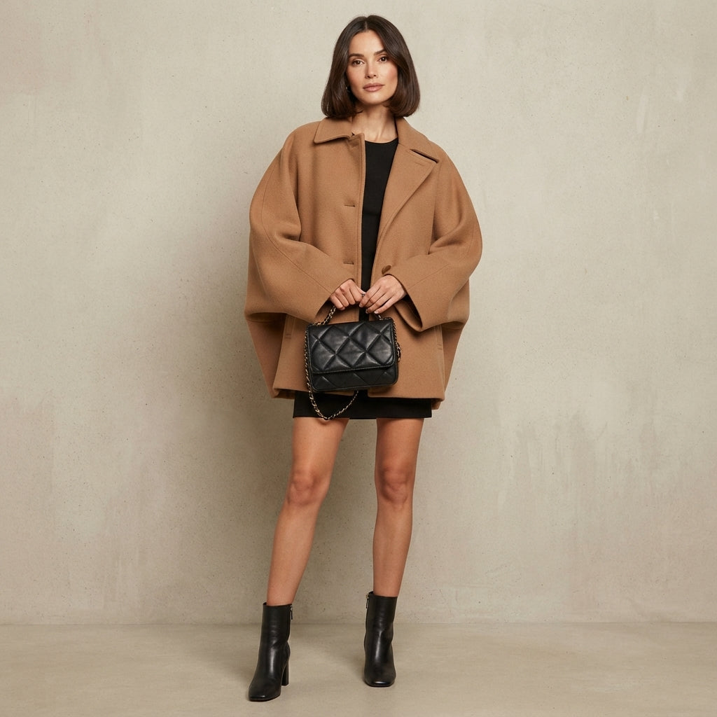 Manteau en laine oversize Lainey