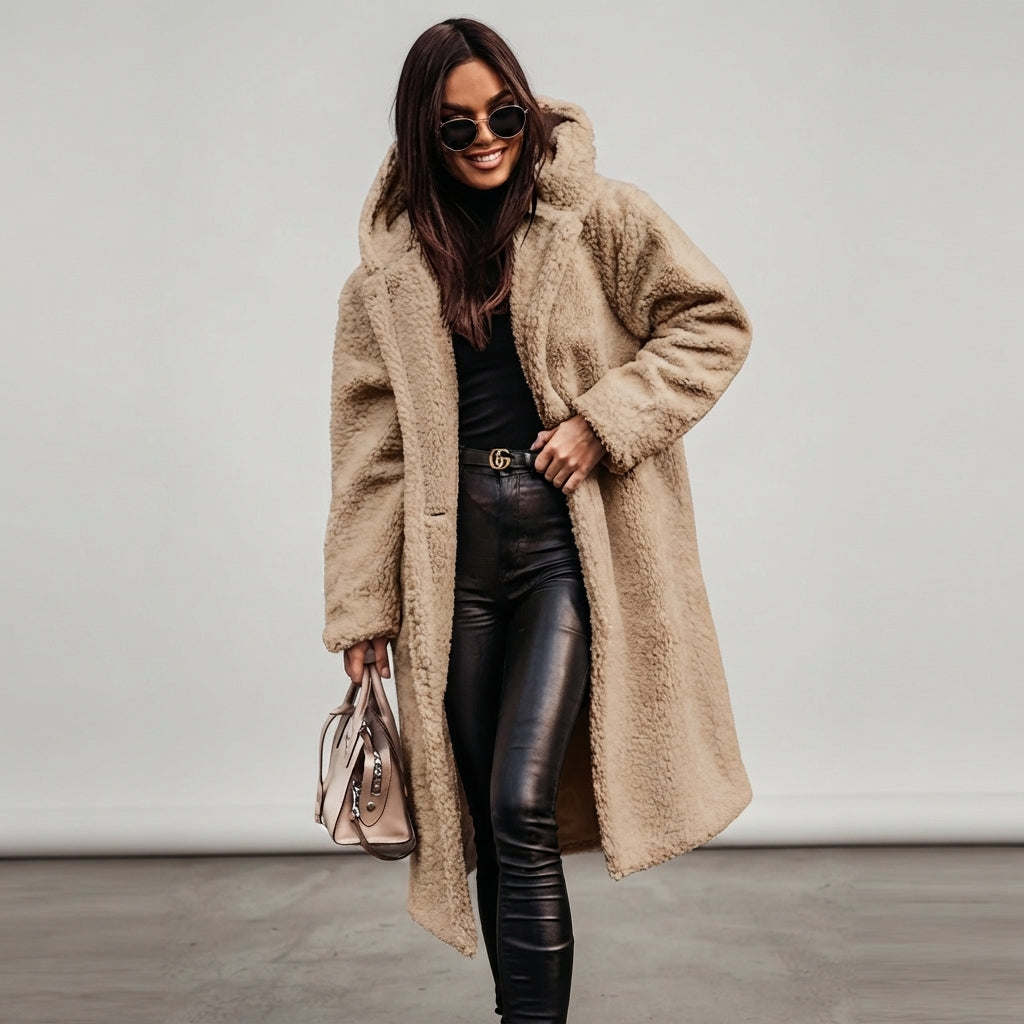 Manteau d'hiver à capuche Carol