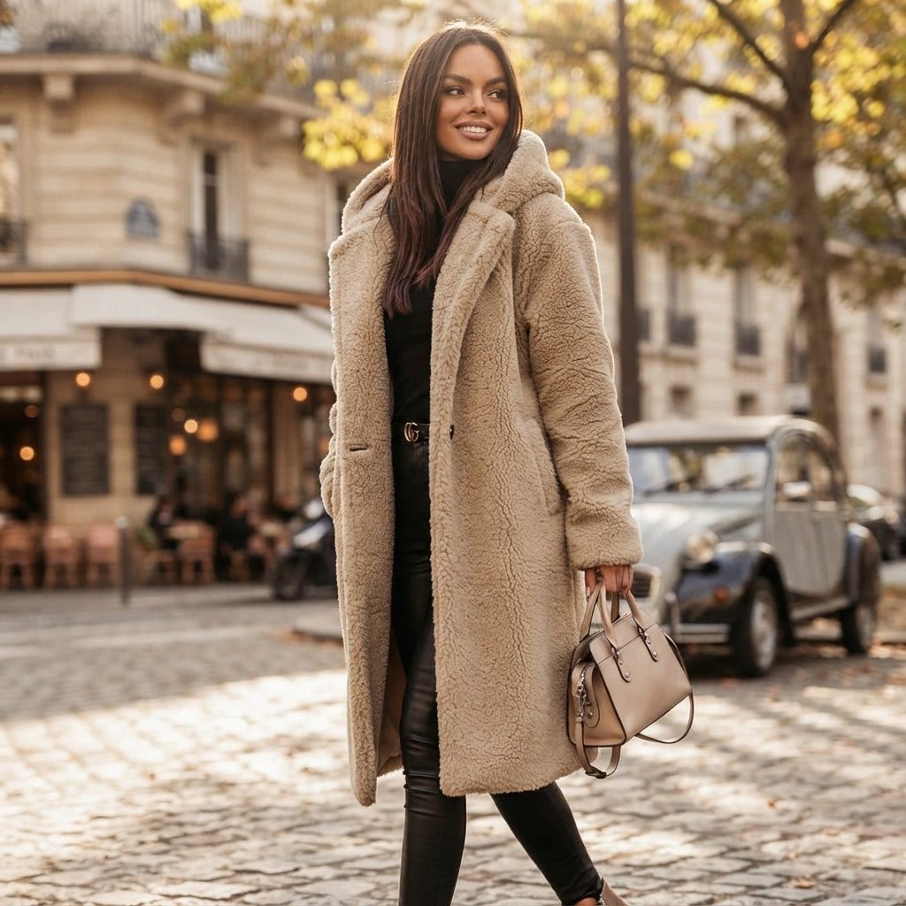 Manteau d'hiver à capuche Carol