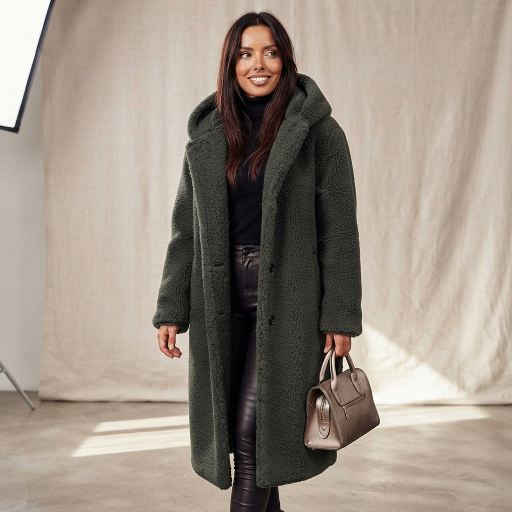 Manteau d'hiver à capuche Carol