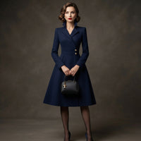 Robe-manteau évasée Ottavia
